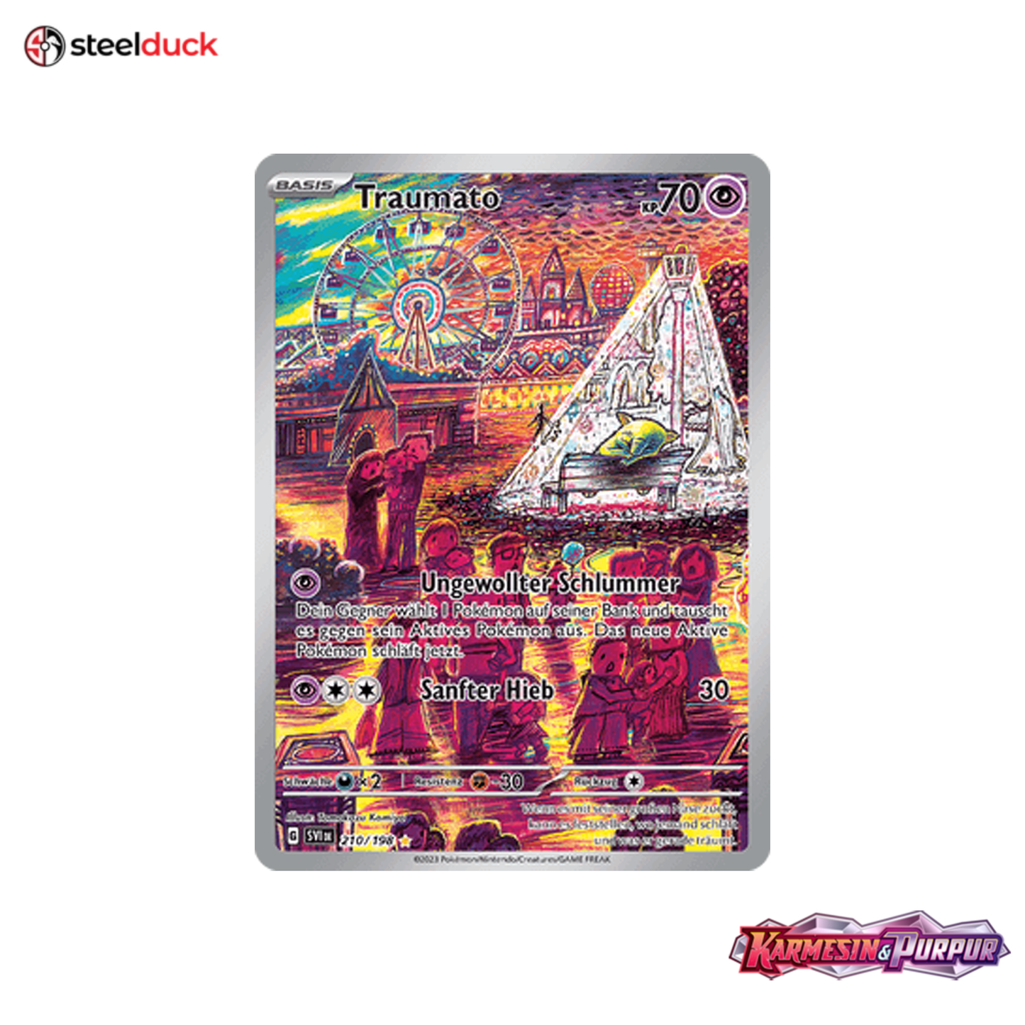 Traumato (210/198) Karmesin & Purpur - Illustration Rare