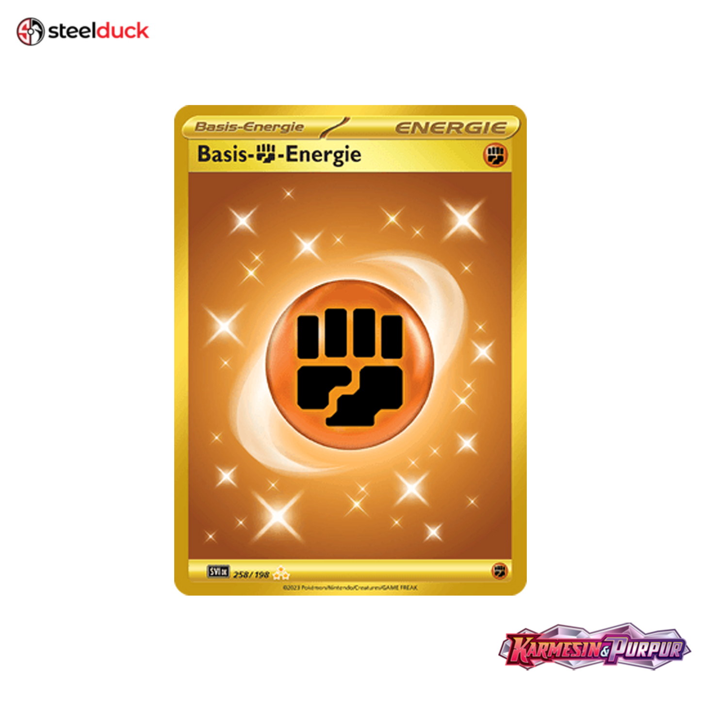 Basis-Kampf-Energie (258/198) Karmesin & Purpur - Secret Rare