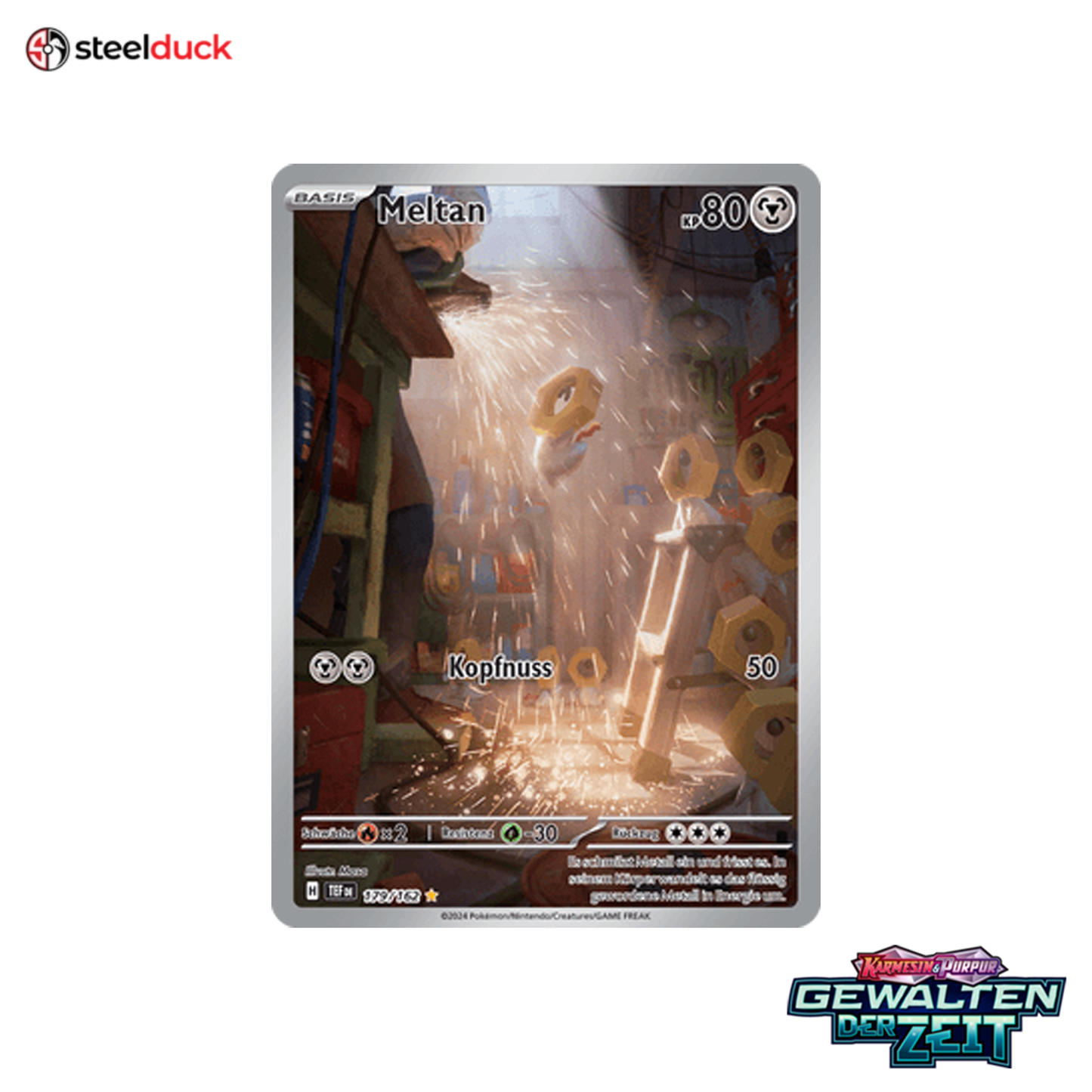 Meltan (179/162) Gewalten der Zeit - Illustration Rare