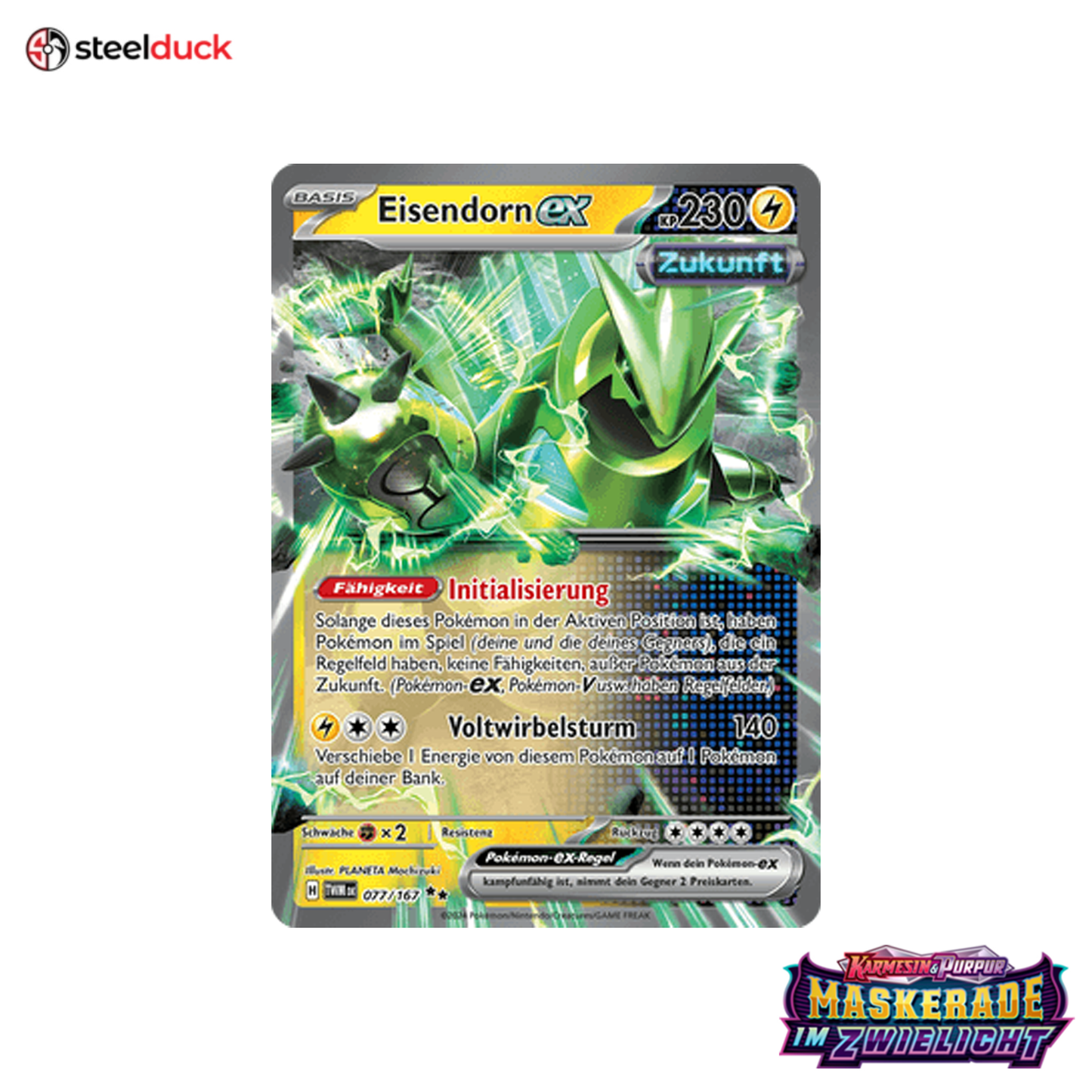 Eisendorn ex (077/167) Maskerade im Zwielicht - Double Rare