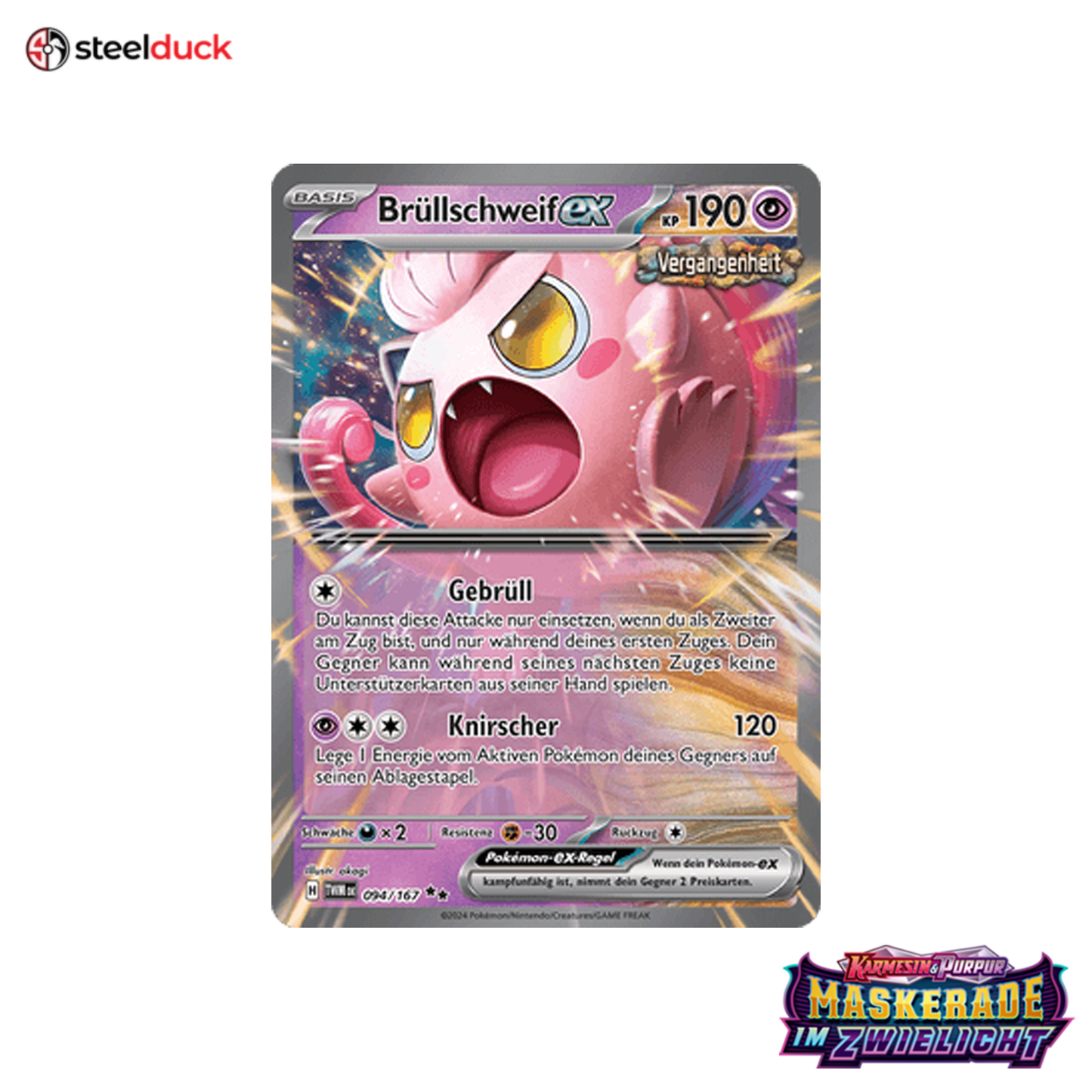 Brüllschweif ex (094/167) Maskerade im Zwielicht - Double Rare