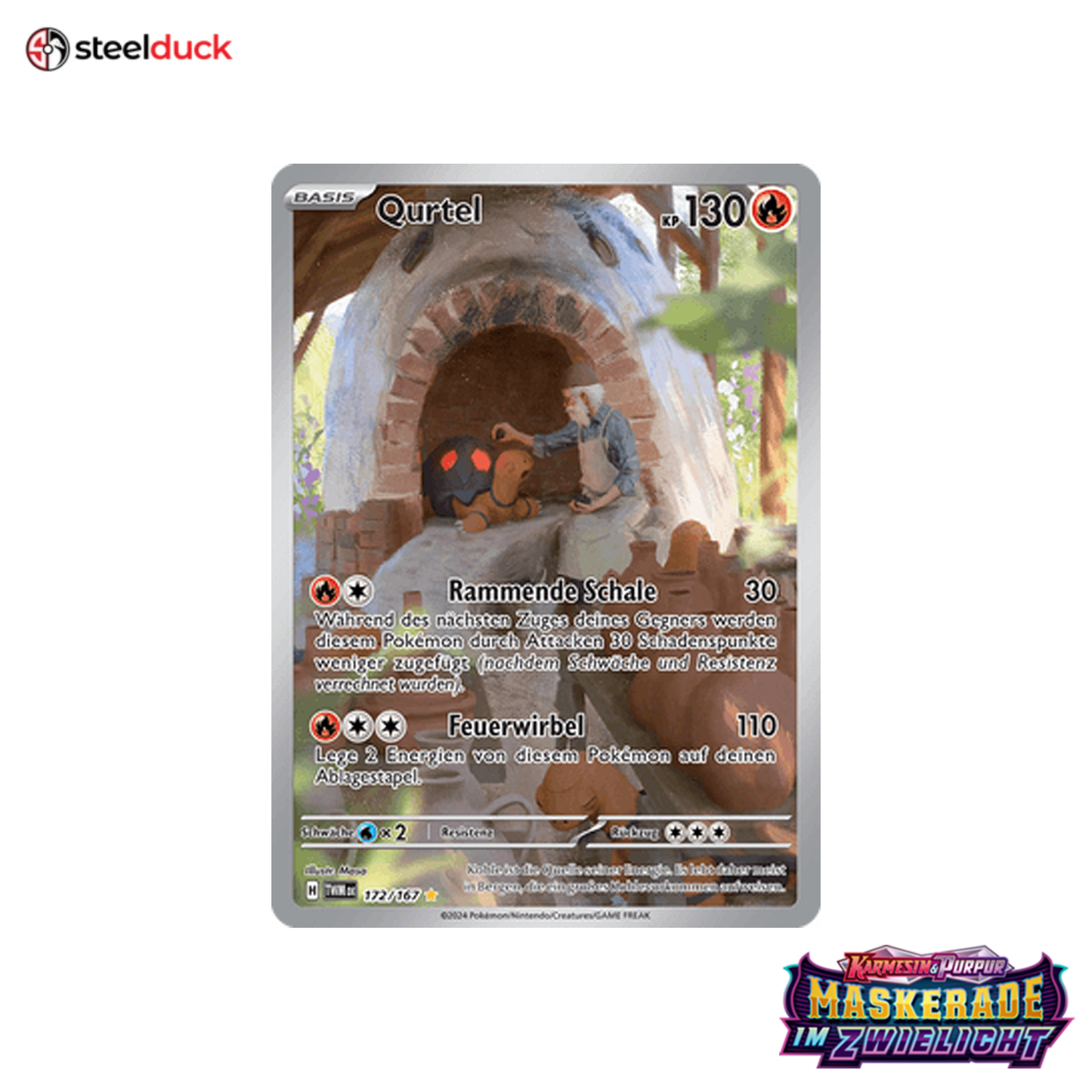 Qurtel (172/167) Maskerade im Zwielicht - Illustration Rare