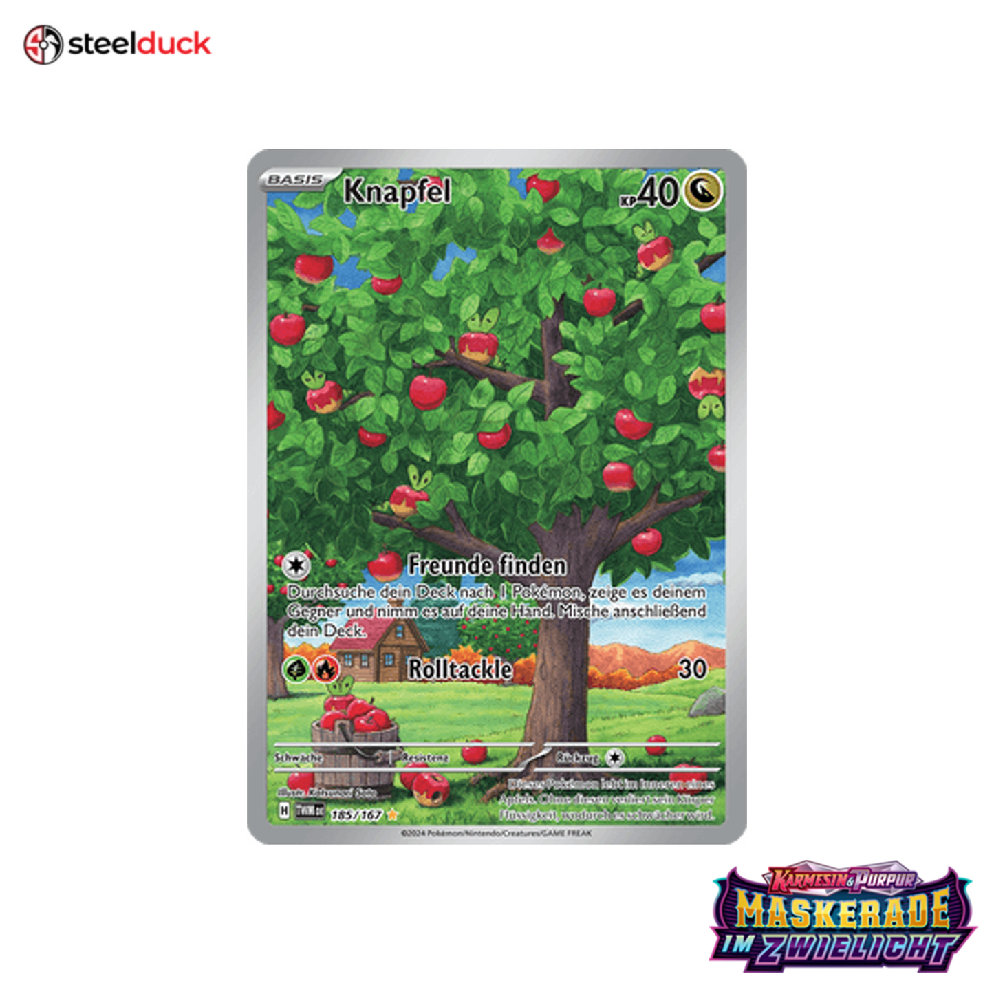 Knapfel (185/167) Maskerade im Zwielicht - Illustration Rare