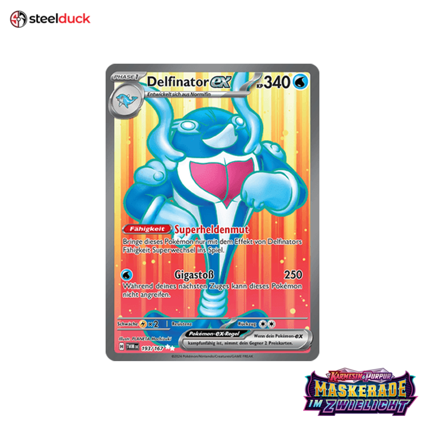 Delfinator ex (193/167) Maskerade im Zwielicht - Ultra Rare