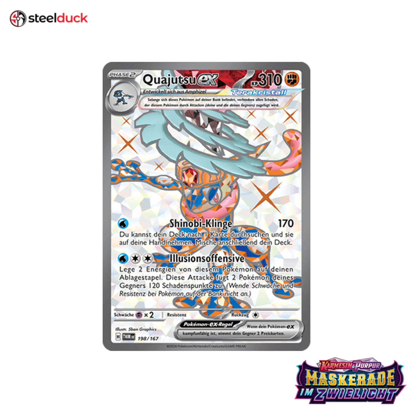 Quajutsu ex (198/167) Maskerade im Zwielicht - Ultra Rare