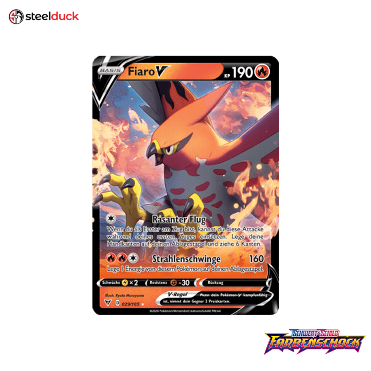 Fiaro V (029/185) Farbenschock - Holo Rare V