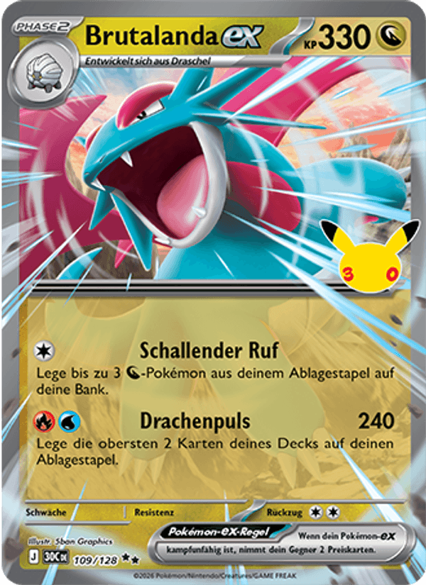 Brutalanda ex (109/128) 30 Jahre - Double Rare