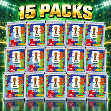 15x Offizielle FIFA World Cup 2026™ Sticker-Tüte mit je 7 Sticker
