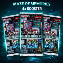 Yu-Gi-Oh! 3x Booster Maze of Memories MAZE Booster Bundle 1. Auflage (Englisch)