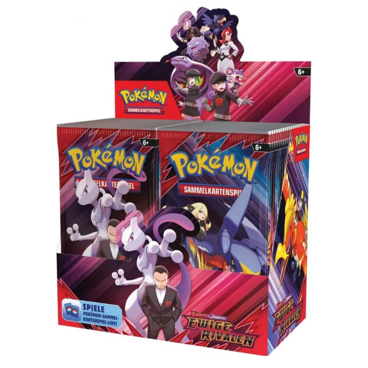 Karmesin & Purpur Ewige Rivalen Booster Display (DE)