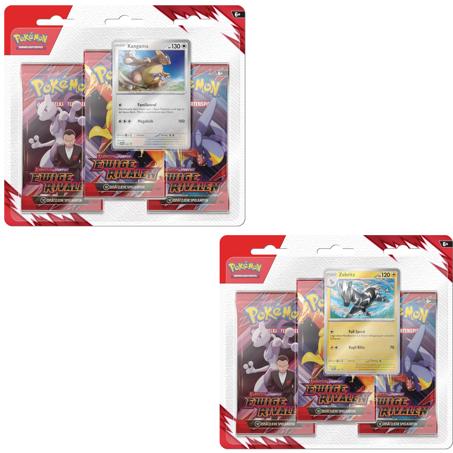 Karmesin & Purpur Ewige Rivalen 3-Pack-Blister (DE)