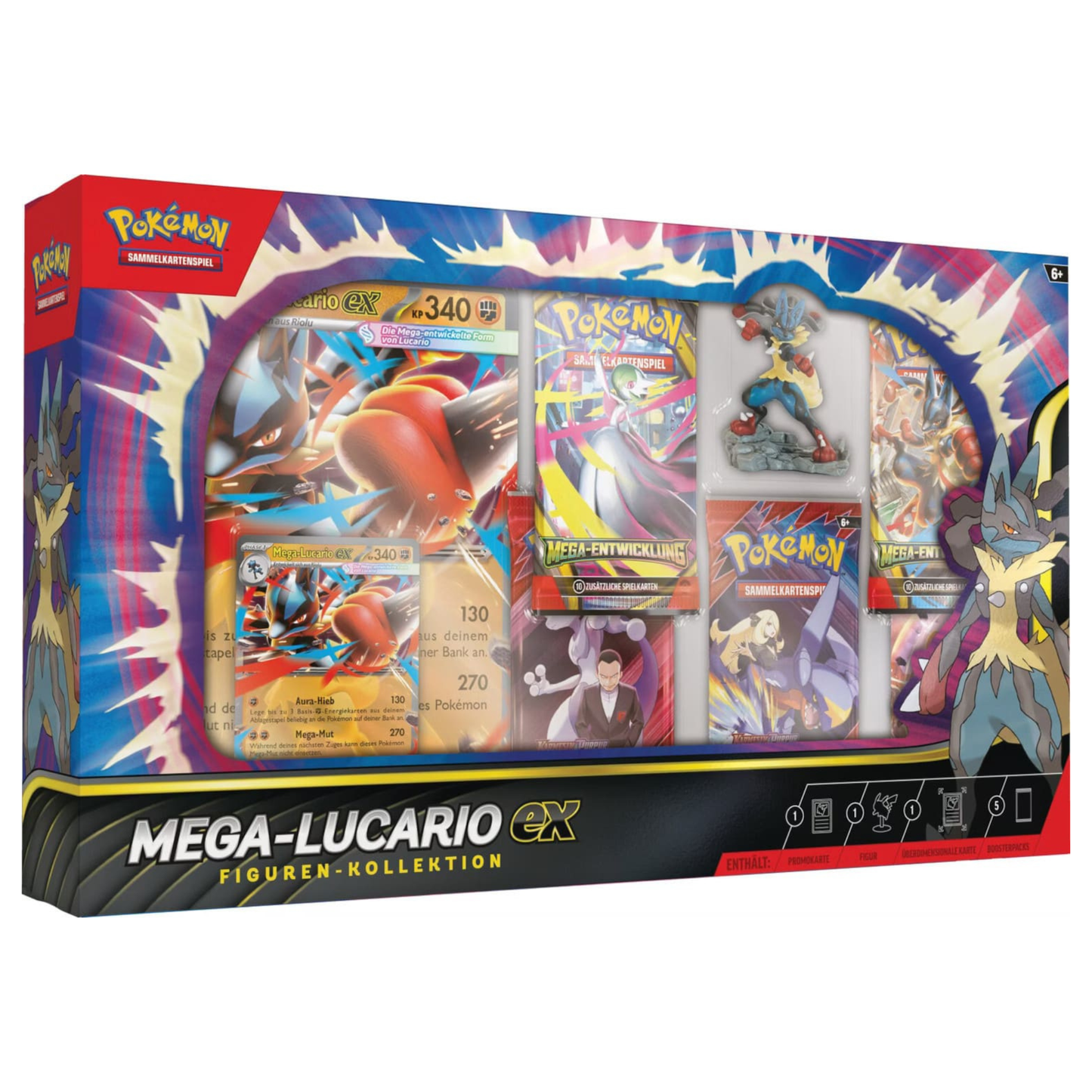 Mega-Entwicklung Mega-Lucario ex Figuren-Kollektion (DE)