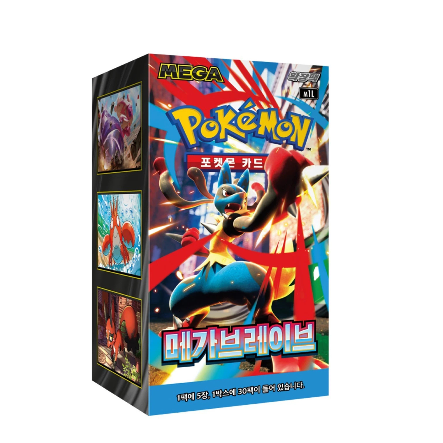 Pokémon - Mega Brave m1L Booster Box Display (30 Booster Packs) - Koreanisch