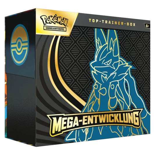 Mega-Entwicklung Lucario Top-Trainer Box (DE)