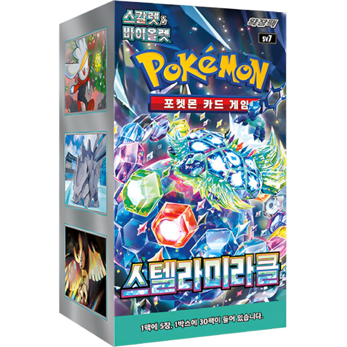 Pokémon - Stellar Miracle sv7 Booster Box Display (30 Booster Packs) - Koreanisch
