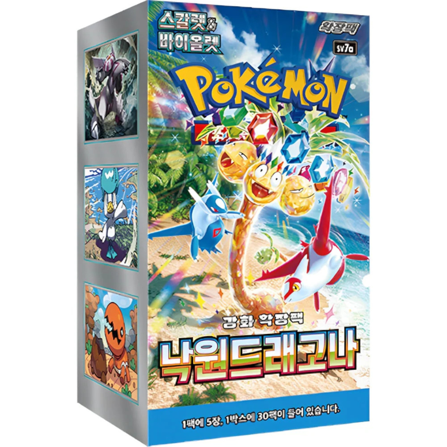 Pokémon - Paradise Dragona sv7a Booster Box Display (30 Booster Packs) - Koreanisch