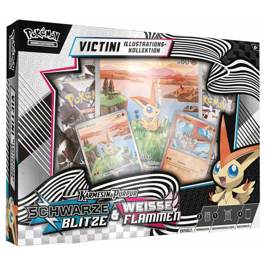 Karmesin & Purpur Schwarze Blitze & Weisse Flammen - Victini Kollektion (DE)