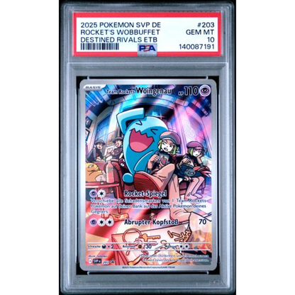 Pokemon PSA10 - Team Rocket's Woingenau SVP203 - Ewige Rivalen - (DE)