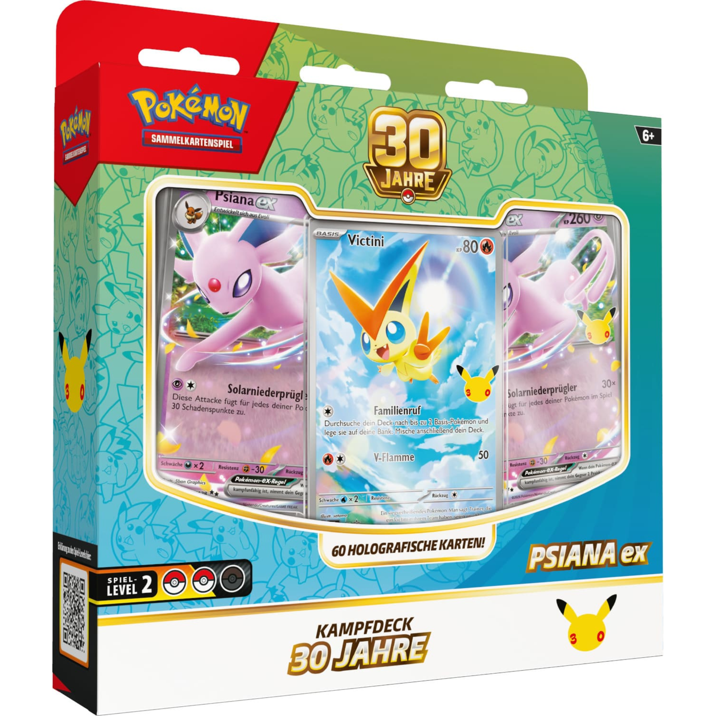 Pokemon - 30 Jahre - Kampfdeck Psiana ex - DE