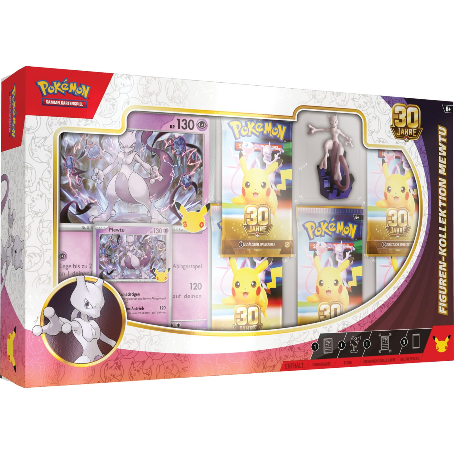 Pokemon - 30 jahre - Mewtu Figuren Kollektion - DE