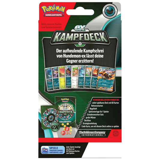 Pokémon ex-Kampfdeck – Hundemon ex (DE)