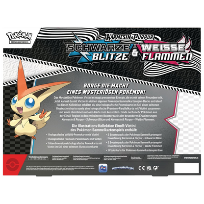 Karmesin & Purpur Schwarze Blitze & Weisse Flammen - Victini Kollektion (DE)