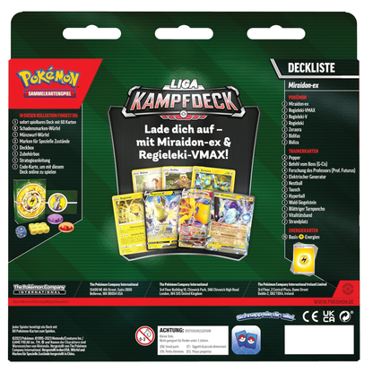 Pokémon Liga Kampfdeck – Miraidon ex & Regieleki VMAX (DE)