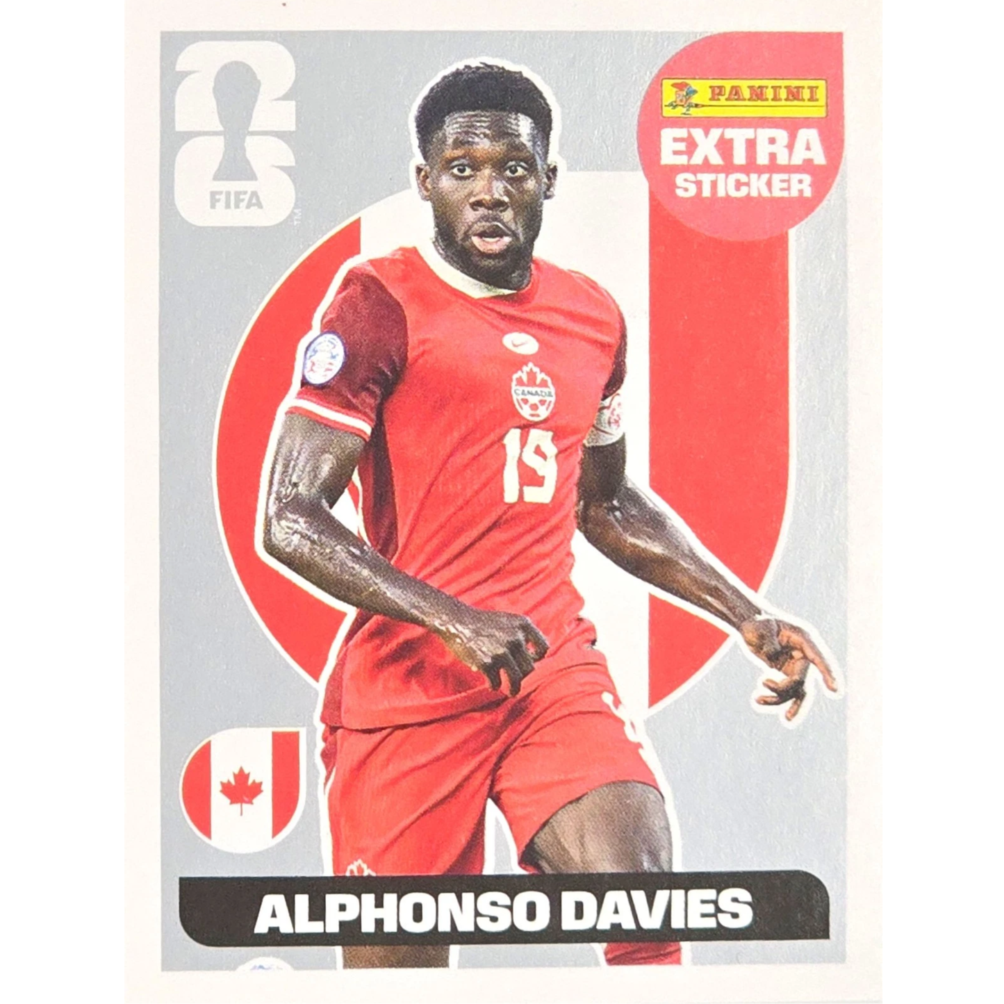 Panini 2026 World Cup WM America Sticker Extra Sticker Alphonso Davies