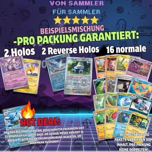 Pokémon Prismatische Entwicklungen Karten Pakete - 20 Karten auch mit Holos!