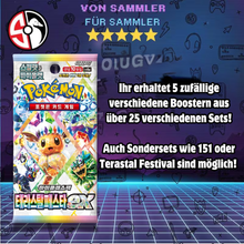 Pokémon - 5x zufällige koreanische Booster zb. 151, Blue Stream Sky, Heat Wave Arena