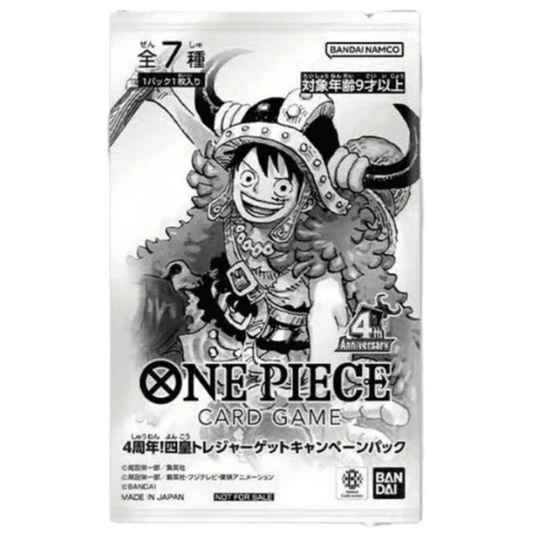 One Piece - 4th Anniversary - The Four Emperors Treasure Hunt Campaign Promo Boosterpack - (JP)
