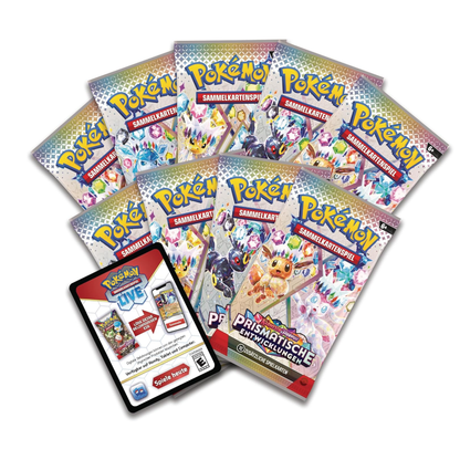 Karmesin & Purpur Prismatische Entwicklungen Top-Trainer-Box (DE)