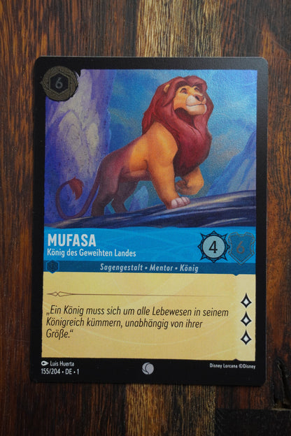 Disney Lorcana TCG - Das Erste Kapitel - Deutsch - NUR FOIL/HOLO Karten-Auswahl
