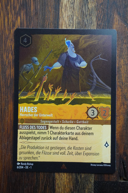 Disney Lorcana TCG - Das Erste Kapitel - Deutsch - NUR FOIL/HOLO Karten-Auswahl