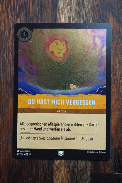 Disney Lorcana TCG - Das Erste Kapitel - Deutsch - NUR FOIL/HOLO Karten-Auswahl