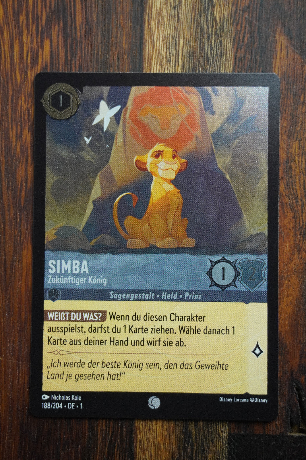 Disney Lorcana TCG - Das Erste Kapitel - Deutsch - NUR FOIL/HOLO Karten-Auswahl
