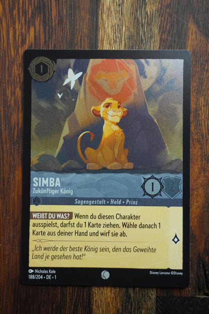 Disney Lorcana TCG - Das Erste Kapitel - Deutsch - NUR FOIL/HOLO Karten-Auswahl