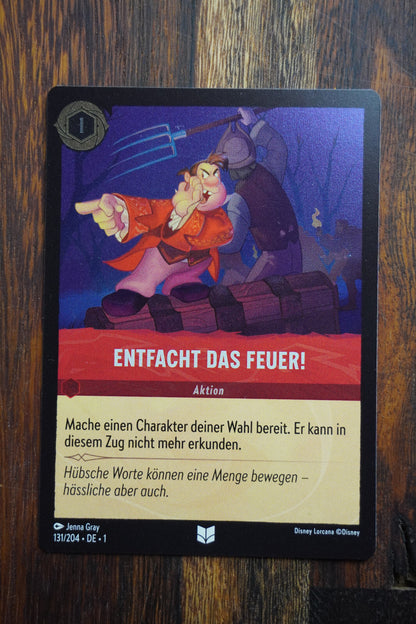 Disney Lorcana TCG - Das Erste Kapitel - Deutsch - NUR FOIL/HOLO Karten-Auswahl