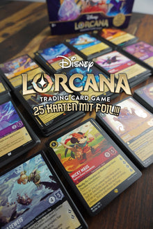 25x Lorcana Karten Disney TCG Sammlung 1x FOIL/HOLO Deutsch DE Das erste Kapitel