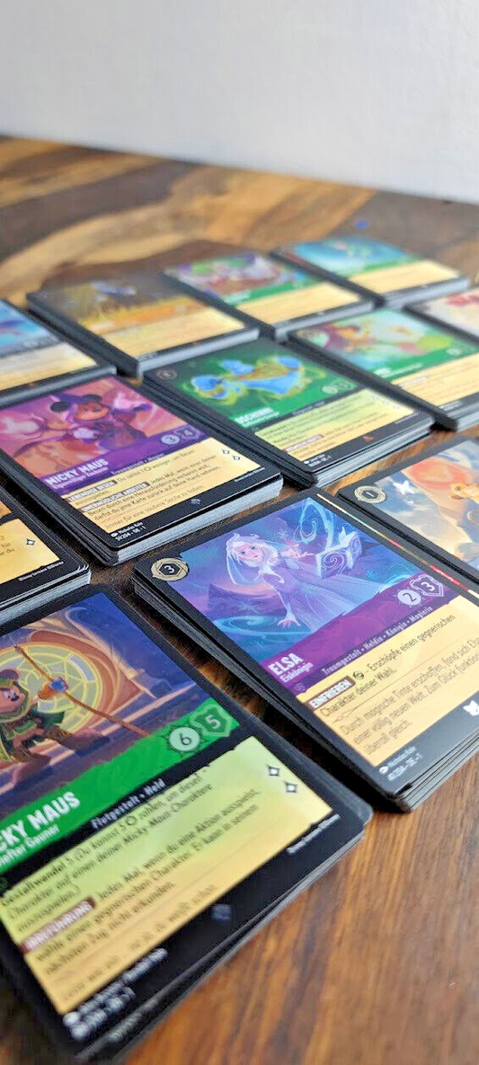 25x Lorcana Karten Disney TCG Sammlung 1x FOIL/HOLO Deutsch DE Das erste Kapitel