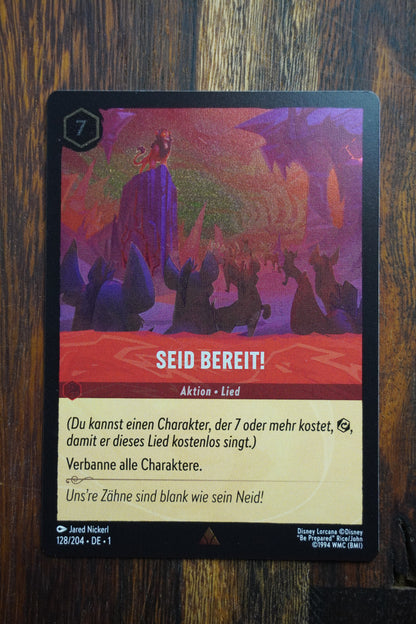 Disney Lorcana TCG - Das Erste Kapitel - Deutsch - NUR FOIL/HOLO Karten-Auswahl