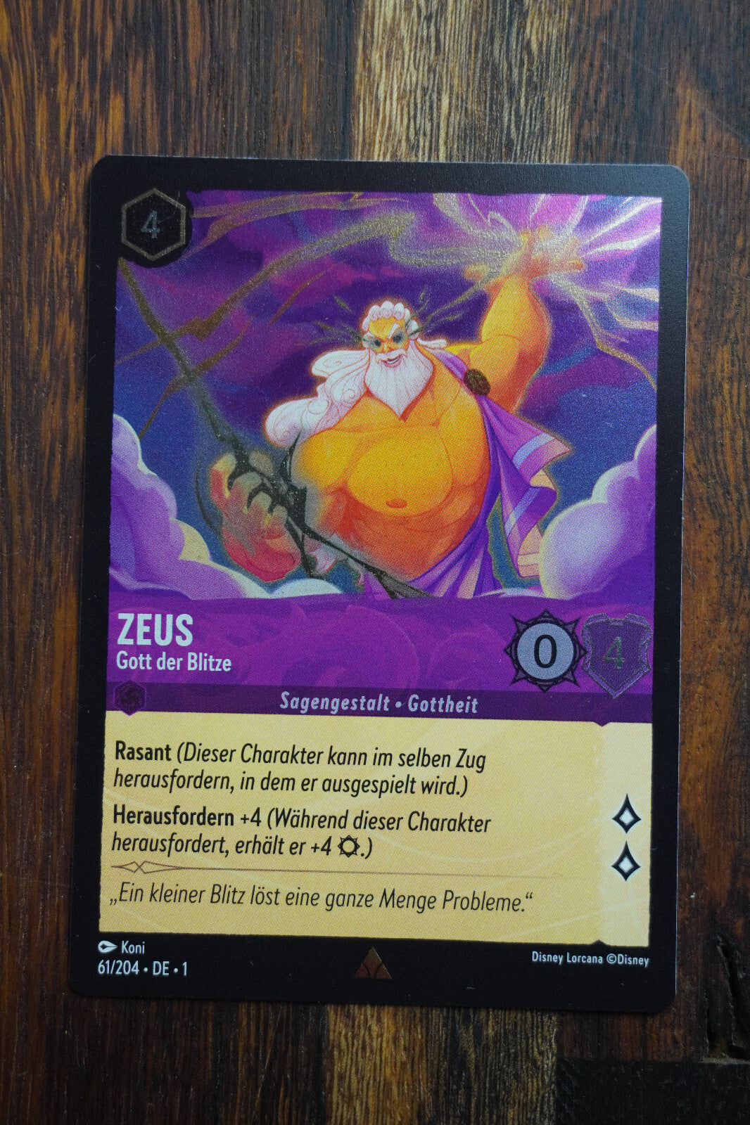 Disney Lorcana TCG - Das Erste Kapitel - Deutsch - NUR FOIL/HOLO Karten-Auswahl