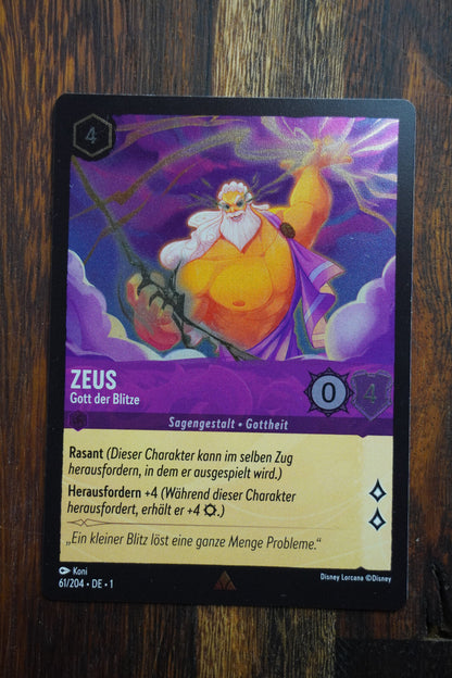 Disney Lorcana TCG - Das Erste Kapitel - Deutsch - NUR FOIL/HOLO Karten-Auswahl