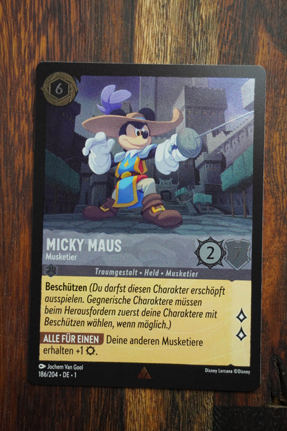 Disney Lorcana TCG - Das Erste Kapitel - Deutsch - NUR FOIL/HOLO Karten-Auswahl