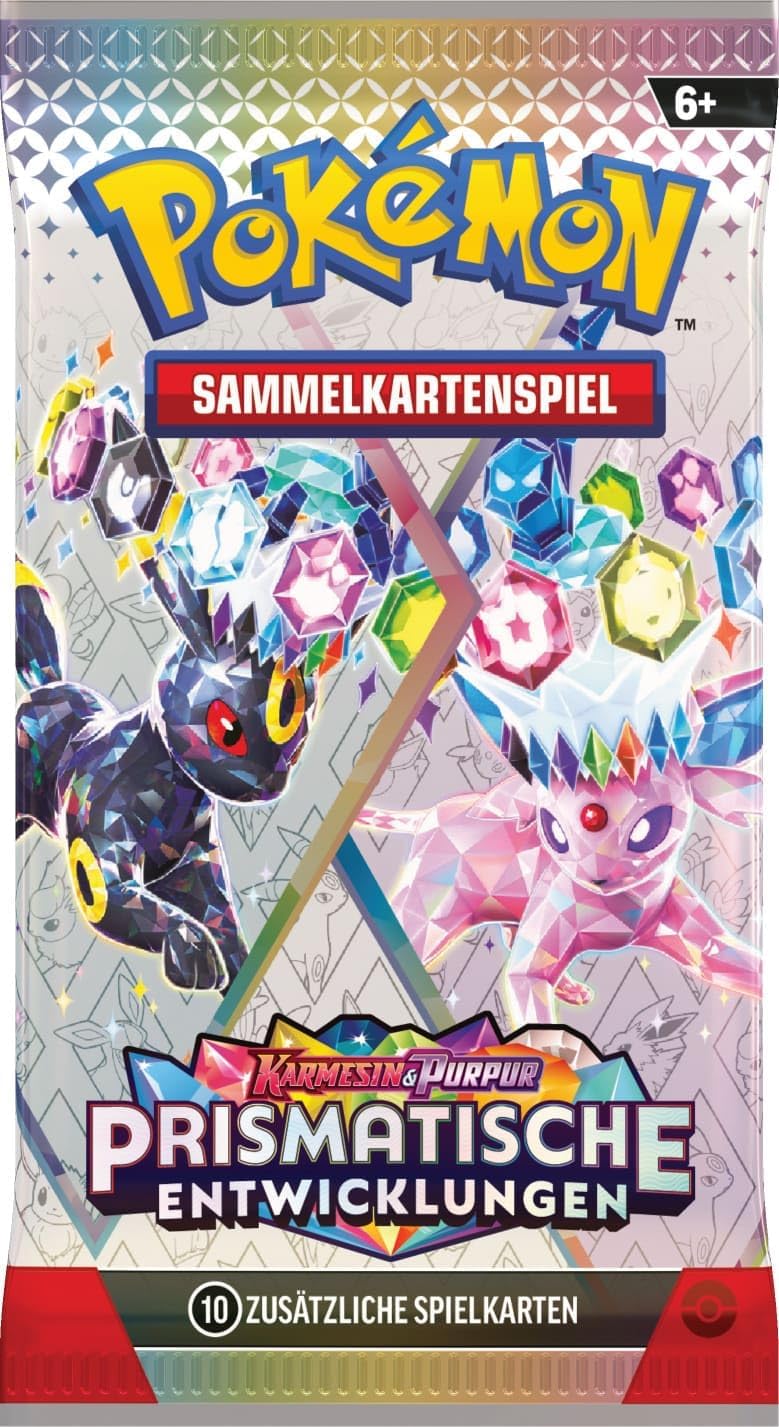 Karmesin & Purpur Prismatische Entwicklungen Booster (DE)
