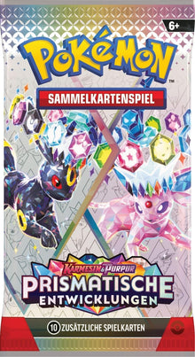 Karmesin & Purpur Prismatische Entwicklungen Booster (DE)
