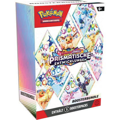 Karmesin & Purpur Prismatische Entwicklungen Booster Bundle (DE)