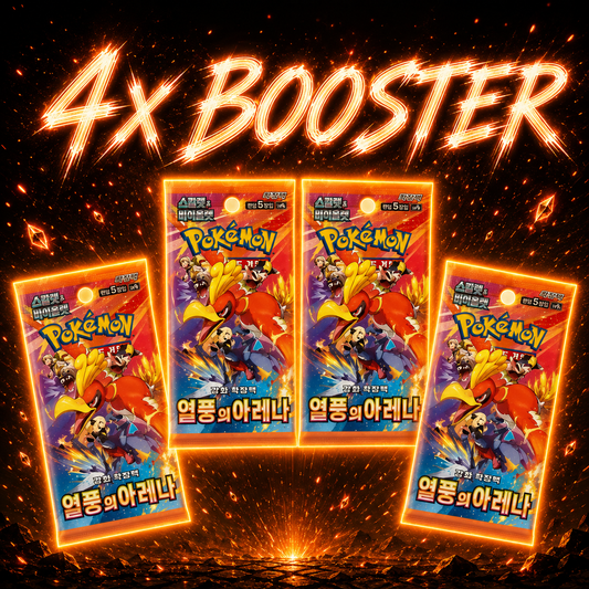 Pokémon - Heat Wave Arena SV9a - 4x Booster - (KR)