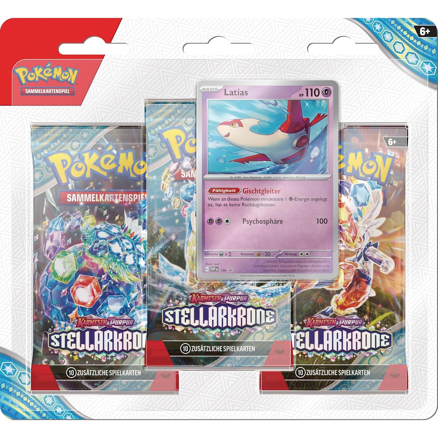 Karmesin & Purpur Stellarkrone 3-Pack-Blister (DE)