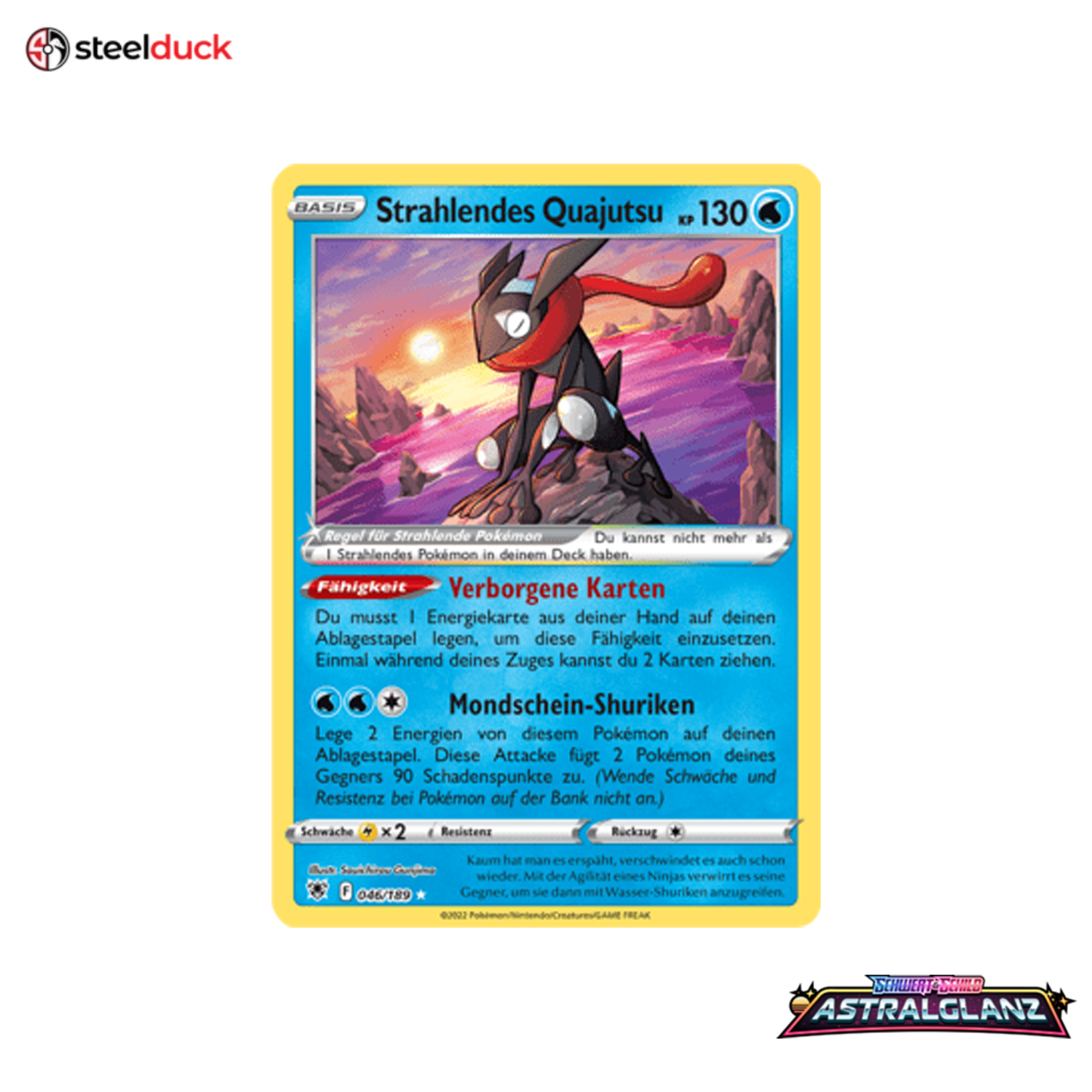 Strahlendes Quajutsu (046/189) Astralglanz - Shiny Rare